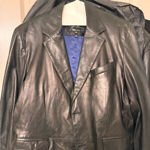 Black leather jacket - Remys